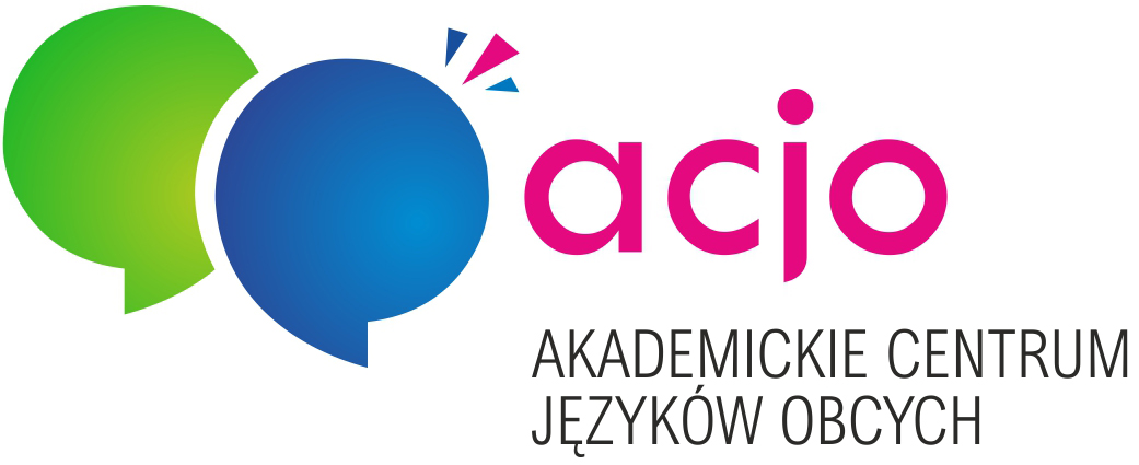 Logo Akademickiego Centrum Jezyków Obcych